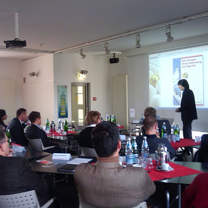 Ingo Vögele referiert über Kundengewinnung und Kundenbindung im Rahmen der Stuttgarter Montagsimpulse