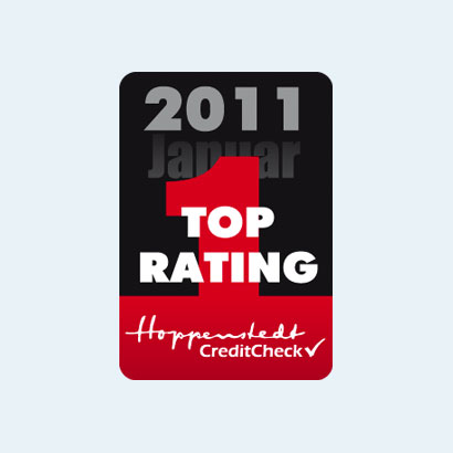 modus_vm erhält Top Ranking für Bonität von Hoppenstedt