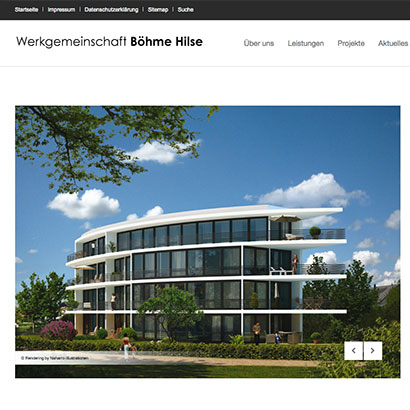 modus_vm realisiert neue Homepage für die Werkgemeinschaft Böhme Hilse Stuttgart
