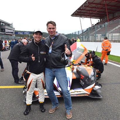 Sponsorenevent mit Laurents Hörr in Spa Francorchamps