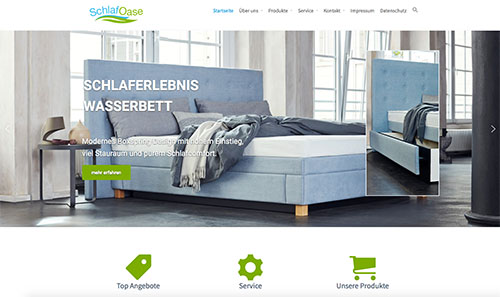 Die neue Homepage der Schlafoase Bensheim und Ründeroth
