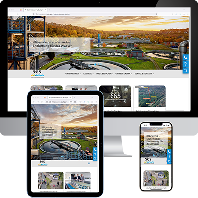 Neue Website der Stadtentwässerung Stuttgart / SES von modus_vm